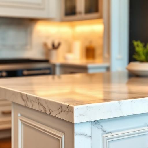 Beveled Edge countertop edge profile for premium kitchen design
