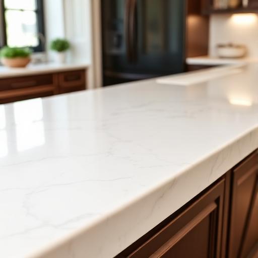 Bullnose Edge countertop edge profile for premium kitchen design