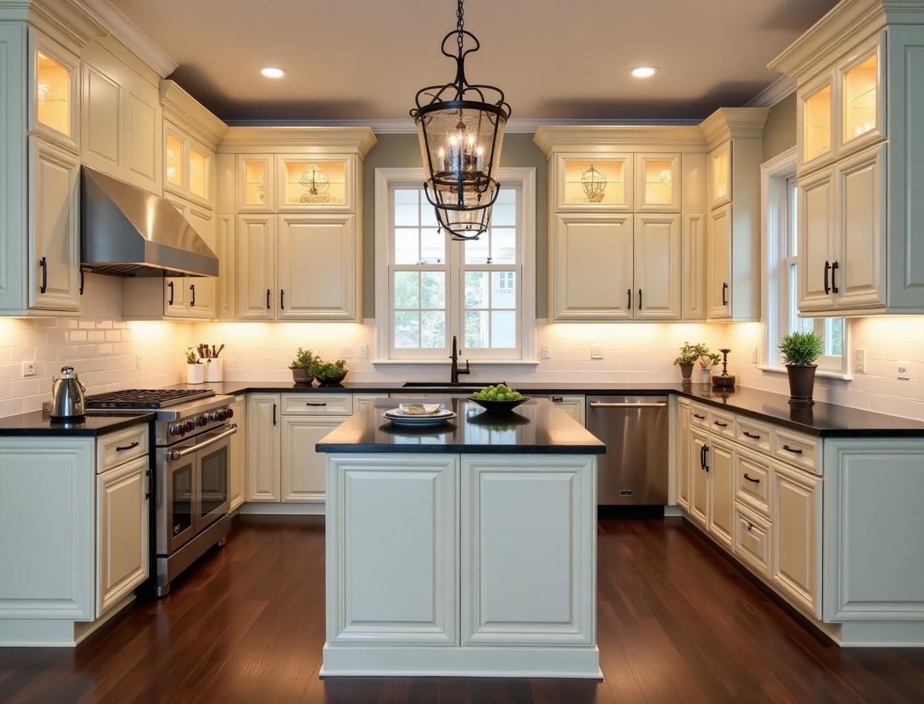 Custom built kitchen cabinets with soft-close hardware in West LA