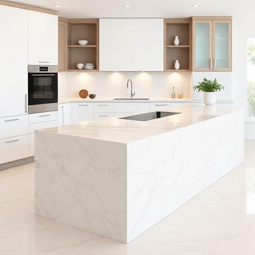 Straight Edge countertop edge profile for premium kitchen design