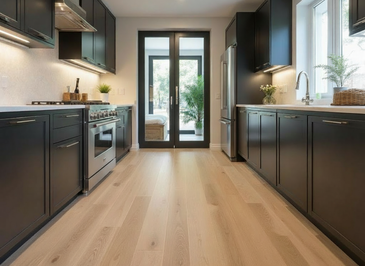 Luxury Vinyl kitchen flooring for luxury homes in West LA